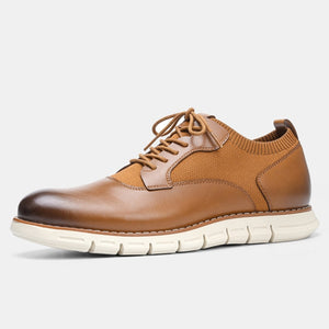 TheWetherly Men's Leather Sneaker Dress Shoes